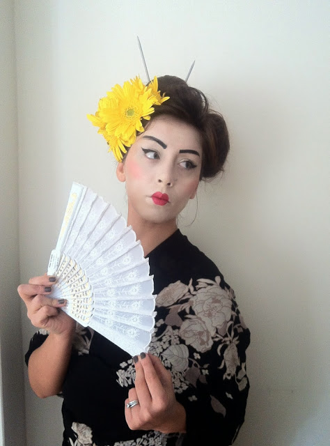 geisha makeup